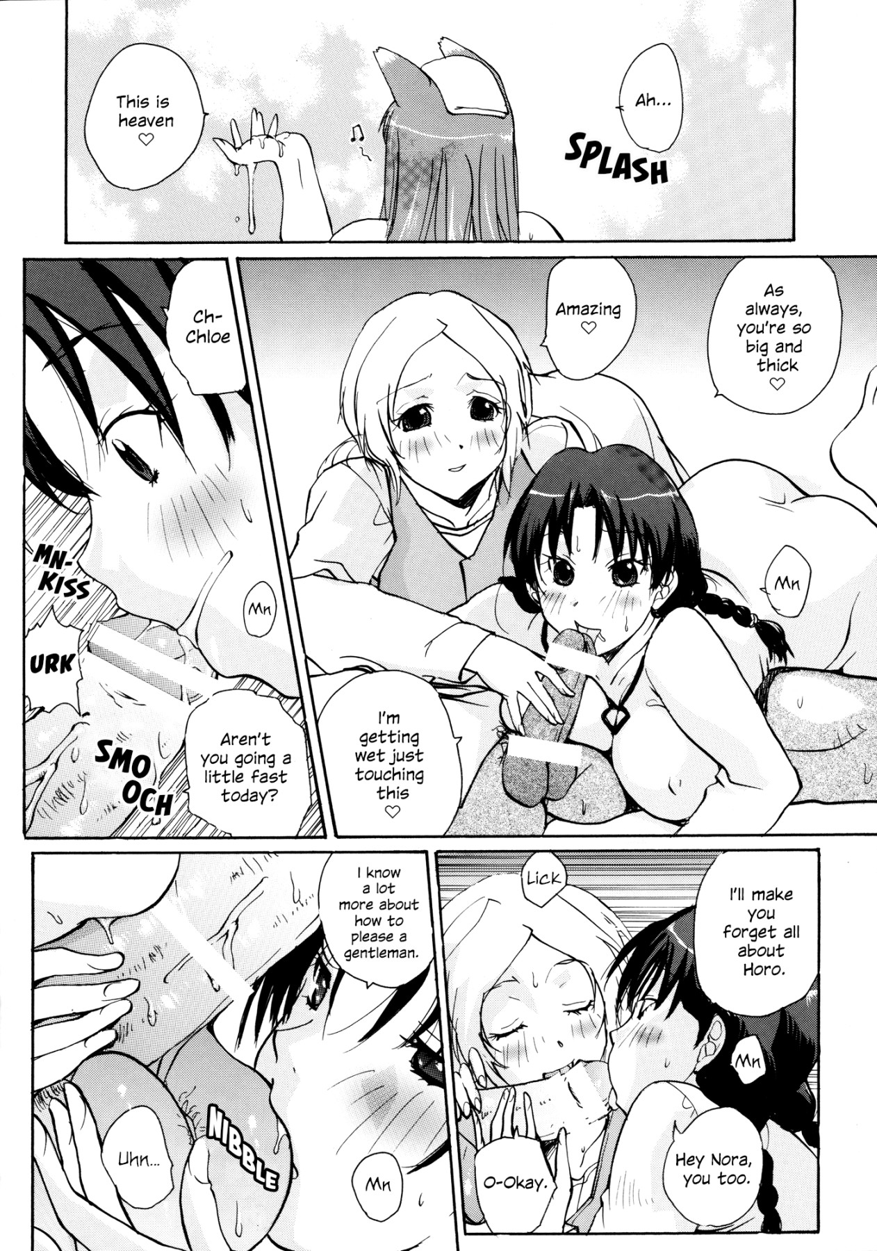 Hentai Manga Comic-The Wolf, Pigtails and The Lamb-Read-5